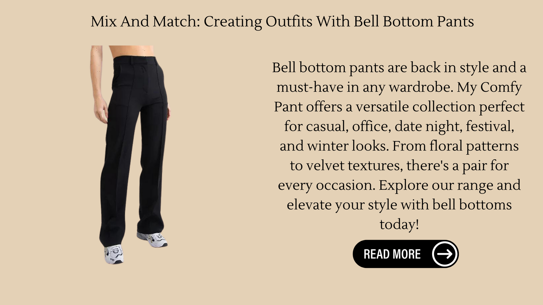 Mix And Match: Creating Outfits With Bell Bottom Pants