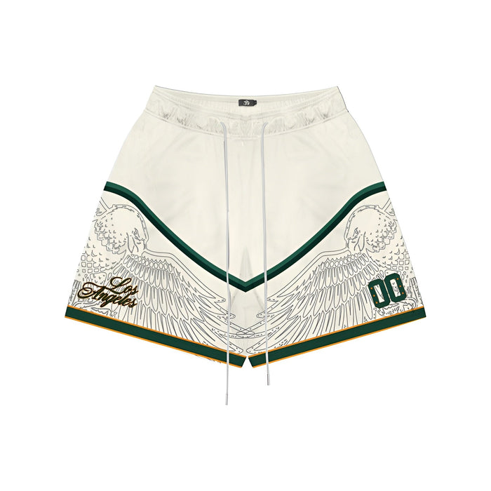 Eagle Emblem Los Angeles Sports Jersey And Shorts Set