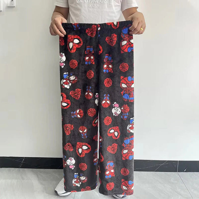 Hello Kitty And Spiderman Printed Pajama