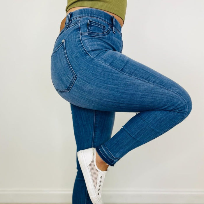 Judy Tummy Control Comfy Pull On Jeans