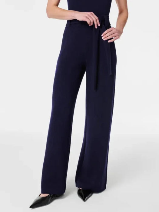 Tailored Trousers With Adjustable Belt