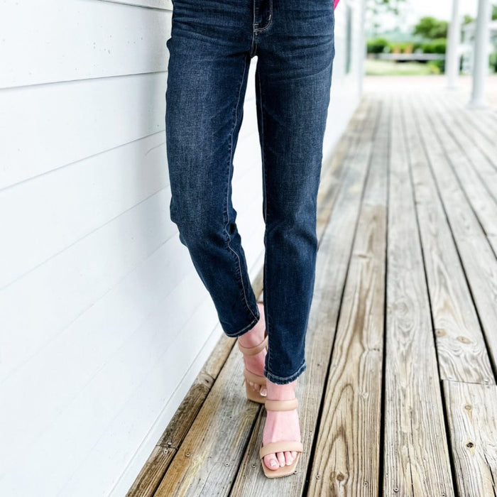 Judy Tummy Control Cuffed Stretchable Jeans