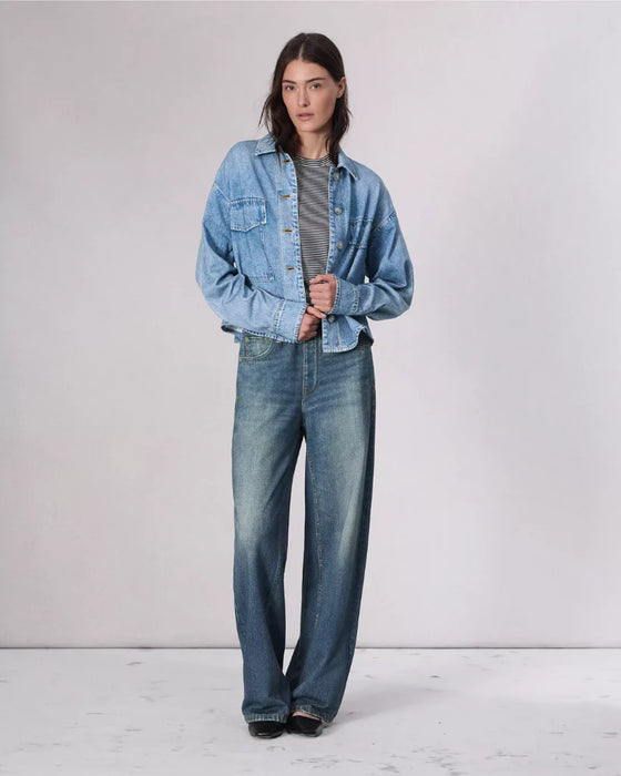 Classic Wide Length Vintage Jeans