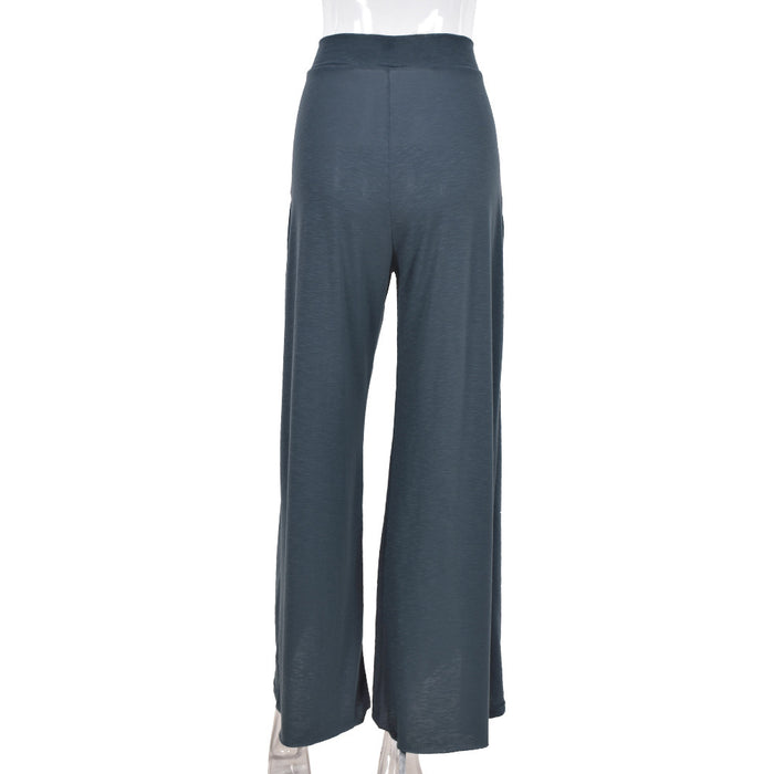 Women's Casual Belted Trousers