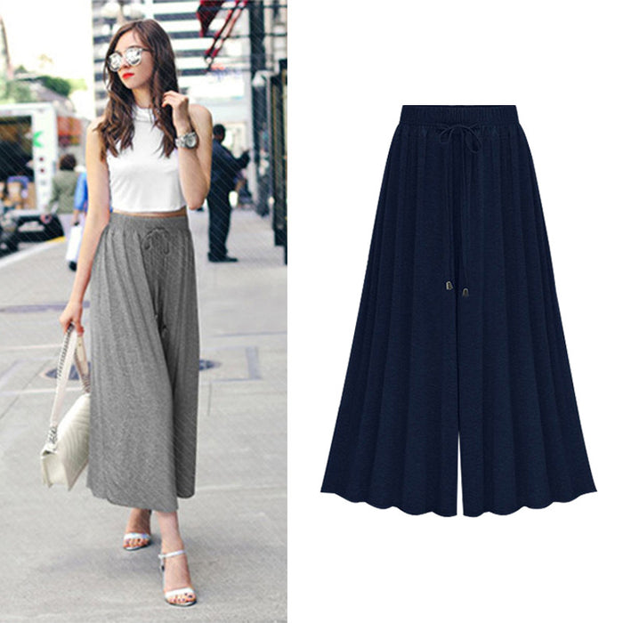 Nine Minute Show Thin Wide Foot Pants